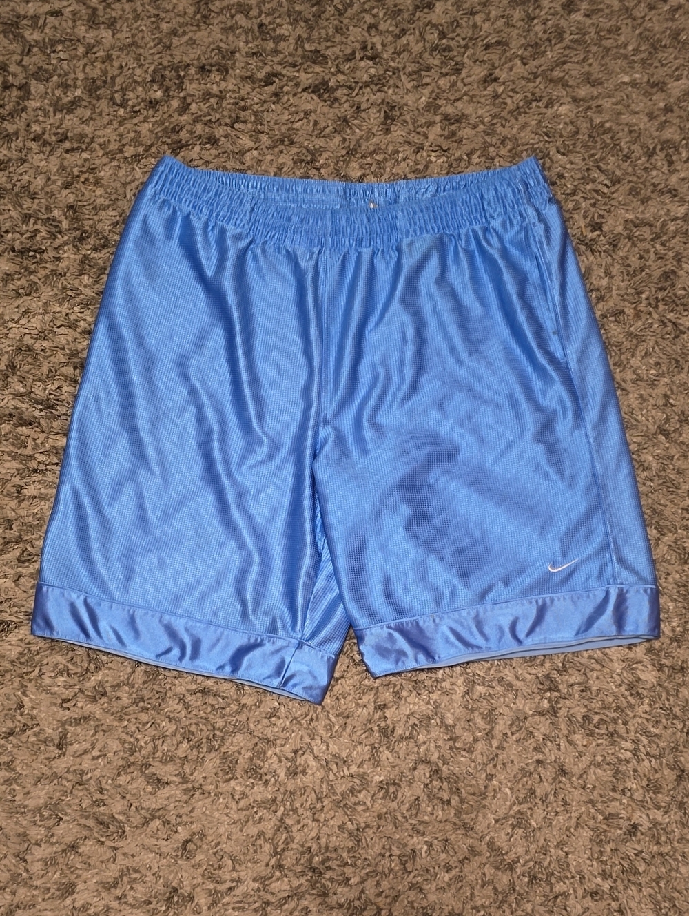 Nike Men’s Royal Blue Athletic Shorts with Swoosh